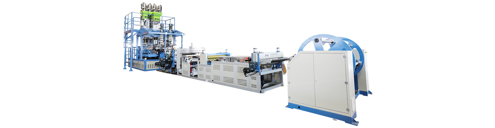 Extrusiemachine voor kunststof platen en vellen