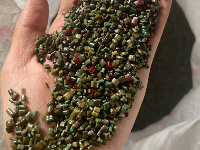 waste PET chemical fiber pelletizing line