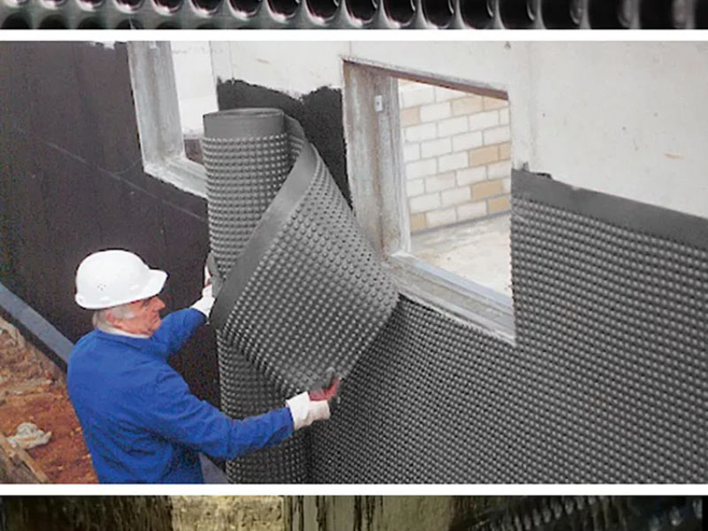 Plastic 2m 3m 4m 5m Dimple PE HDPE Water Drainage Board production production line