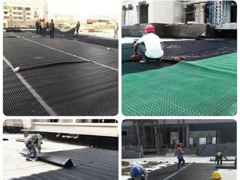 Eco-Friendly Construction Water Retention Drainage Panel Plastic Sheet HDPE Drainage Board extrusion machine