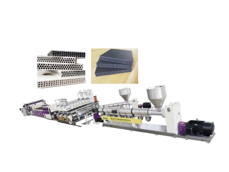 Linie de producție de extrudare a cofrajelor pentru clădiri goale din PP