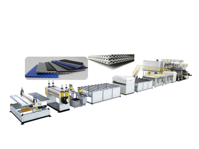Linie de producție de extrudare a plăcilor de fagure PP