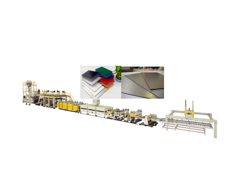 Linie de producție de extrudare a panourilor compozite din aluminiu ACP
